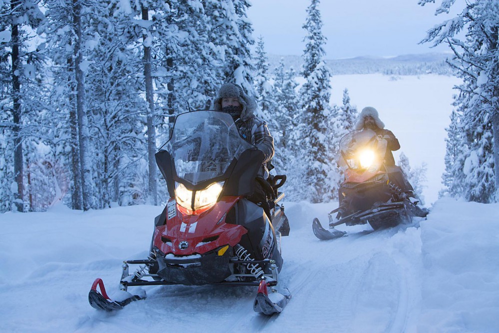 Schweden Schneemobiltour In Lappland AT REISEN